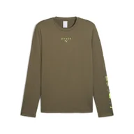 Koszulki sportowe męskie - Męska koszulka z długim rękawem PUMA x HYROX CLOUDSPUN PUMA Loden Green - miniaturka - grafika 1