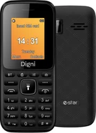 Telefony komórkowe - Estar Digni Mini Phone Dual SIM Black Black - miniaturka - grafika 1