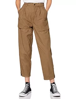 Spodnie damskie - G-STAR RAW Damskie spodnie na co dzień Archive High Waist 3D ChinoG-STAR RAW damskie spodnie casualowe Archive High Waist 3D chinosy, Brązowy (Sahara Cobler C322-c166), 25 - grafika 1