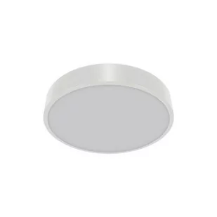 Okrągła lampa natynkowa Totem LED 16W plafon do holu biały - Lampy sufitowe - miniaturka - grafika 1