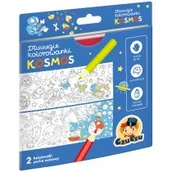 Książki edukacyjne - Dłuuugie kolorowanki Kosmos 4+ Praca zbiorowa - miniaturka - grafika 1