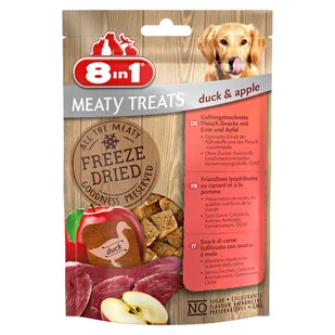 8in1 Przysmak 8in1 Meaty Treats Freeze Dried Kaczka z jabłkiem Przysmaki liofilizowane dla psa op 50g - Przysmaki dla psów - miniaturka - grafika 3