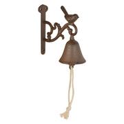Dekoracje domu - Żeliwny dzwonek do drzwi z ptaszkiem - miniaturka - grafika 1