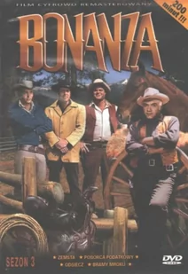 BONANZA SEZON 3 - DVD FOLIA - Filmy akcji DVD - miniaturka - grafika 1