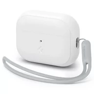 Etui do tabletów - Spigen Silicone Fit Strap Apple Airpods Pro 1 / 2 White/Grey - miniaturka - grafika 1