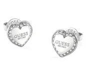 Kolczyki - Kolczyki Guess Fine Heart JUBE01427JWRHT/U - miniaturka - grafika 1