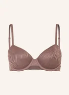 Biustonosze - Calvin Klein Biustonosz Usztywniany Sheer Marquisette rot - miniaturka - grafika 1