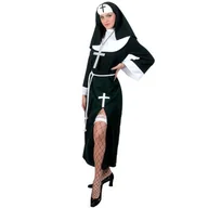 Stroje karnawałowe - Funny Fashion Strój dla dorosłych "Niegrzeczna Zakonnica", FunnyFashion, rozm. M FF503065/M - miniaturka - grafika 1