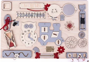 TABLICA MANIPULACYJNA SENSORYCZNA DUŻA !! - Zabawki sensoryczne - miniaturka - grafika 1