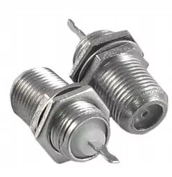 Gniazdo Antenowe typ F Przykręcane Do Obudowy - Kable - miniaturka - grafika 1