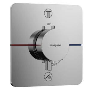 HANSGROHE 15583000 ShowerSelect Comfort Q Bateria termostatyczna, podtynkowa do 2 odbiorników Chrom - Baterie podtynkowe - miniaturka - grafika 1
