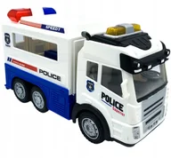 Zabawki zdalnie sterowane - Auto policja więźniarka radiowóz światło dźwięk samochód na baterie - miniaturka - grafika 1