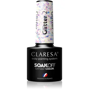 Claresa Claresa, Glitter, lakier hybrydowy 2, 5 ml - Lakiery hybrydowe - miniaturka - grafika 1