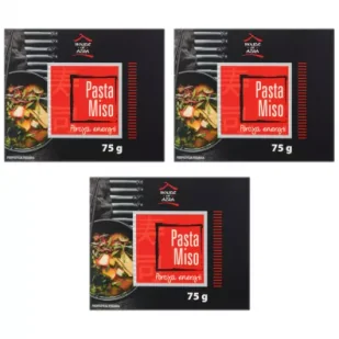 House of Asia Pasta miso Zestaw 3 x 75 g - Zupy w płynie - miniaturka - grafika 1