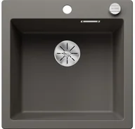 Zlewozmywaki - Zlewozmywak granitowy BLANCO Pleon 5 Silgranit Wulkaniczny szary 527317 - miniaturka - grafika 1