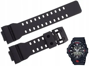 Pasek CASIO GA-700-1B GA-700-1A GA-700 GA-710 czarny ORYGINAŁ - Akcesoria do zegarków - miniaturka - grafika 1