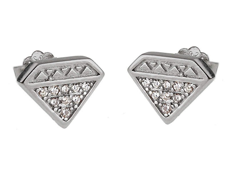 Kolczyki diament z cyrkoniami k1824 - 1,6g