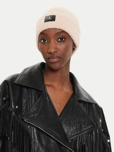 Calvin Klein Czapka Hardware K60K612652 Różowy - Czapki damskie - miniaturka - grafika 1