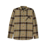 Koszule męskie - Volcom Męska koszula z długim rękawem Caden Plaid Ls, khaki, L, Khaki, L - miniaturka - grafika 1