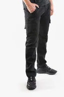 Spodnie męskie - Alpha Industries spodnie bawełniane Agent Pant kolor czarny w fasonie cargo 158205.03 - miniaturka - grafika 1