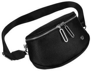 Damska torebka eko Rovicky saszetka crossbody modna miejska listonoszka, czarny - Torebki damskie - miniaturka - grafika 1
