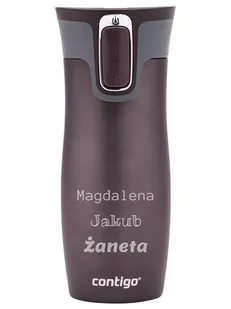 Kubek termiczny z grawerem Contigo West Loop 2.0 470 ml - Grafitowy - Kubki termiczne - miniaturka - grafika 1