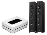 Zestawy stereo - Bluesound POWERNODE (biały) + Diva 6 (czarny) - miniaturka - grafika 1