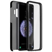 Etui i futerały do telefonów - Etui 360° do Samsunga Galaxy S9 Elastyczny przód i sztywny tył – czarne - miniaturka - grafika 1