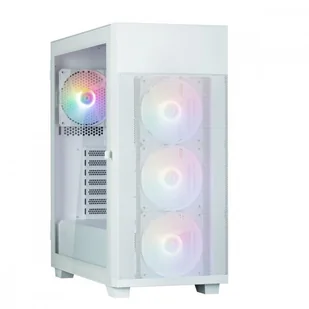 Zalman Obudowa S5 NEO White ATX Mid Tower FRGB Fan x4 S5 NEO White - Obudowy komputerowe - miniaturka - grafika 1