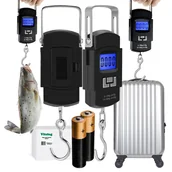Akcesoria podróżnicze - Waga Bagażowa Hakowa Wędkarska Turystyczna Ręczna do Walizek do 50kg - miniaturka - grafika 1