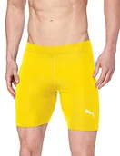 Spodenki męskie - PUMA PUMA Męskie spodnie Liga Baselayer Short Tight żółty żółty (Cyber Yellow) S 655924 - miniaturka - grafika 1