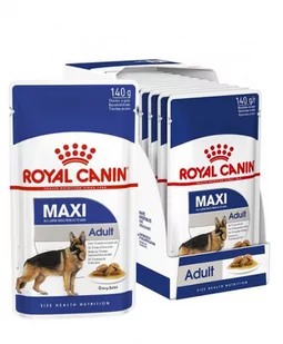 Royal Canin Royal Canin Maxi Adult - 10 x 140 g - Mokra karma dla psów - miniaturka - grafika 1
