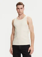 Koszulki męskie - Only & Sons Tank top Tanner 22030217 Écru Regular Fit - miniaturka - grafika 1