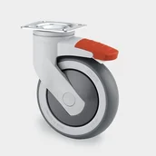 Pozostałe wyposażenie warsztatu - TENTE Koła przemysłowe do zakładów o podwyższonych wymaganiach higienicznych 5377PJP100P50 - miniaturka - grafika 1