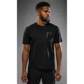 Koszulki sportowe męskie - Venum T-shirt Koszulka Fly Deep Black - miniaturka - grafika 1