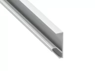 Akcesoria do oświetlenia - Profil aluminiowy Q18 do taśm LED - Srebrny surowy - 2m - miniaturka - grafika 1