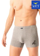 Majtki męskie - SZORTY KEY MXH-703 B25 SZ (kolor szary, rozmiar XL) - miniaturka - grafika 1