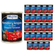 Pasztet i przetwory mięsne - Helcom Pomidory krojone bez skórki 400g x 24 sztuk - miniaturka - grafika 1