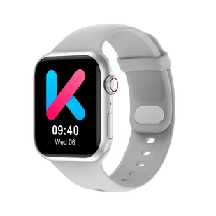 Kumi KU3 META Enhanced Srebrny - Smartwatch - miniaturka - grafika 1