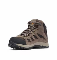 Buty trekkingowe męskie - Columbia Męskie buty trekkingowe Crestwood Mid, Cordovan Squas - 49 EU - miniaturka - grafika 1