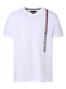 Koszulki męskie - Tommy Hilfiger - T-shirt męski, biały - miniaturka - grafika 1