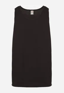 Czarna Bawełniana Koszulka Typu Tank Top Zianessa - Piżamy męskie - miniaturka - grafika 1