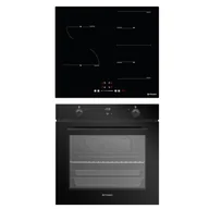 Zestawy AGD - Zestaw piekarnik z płytą indukcyjną PO78052009PBL62432FMB Pyramis - miniaturka - grafika 1