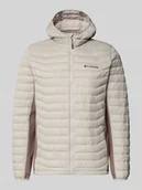 Kurtki męskie - Kurtka pikowana z kapturem i logo - miniaturka - grafika 1