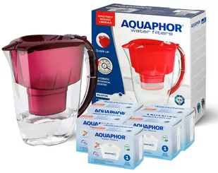 DZBANEK FILTRUJĄCY AQUAPHOR AMETHYST + 5 WKŁADÓW MAXFOR+ B100-25 - Dzbanki filtrujące - miniaturka - grafika 1