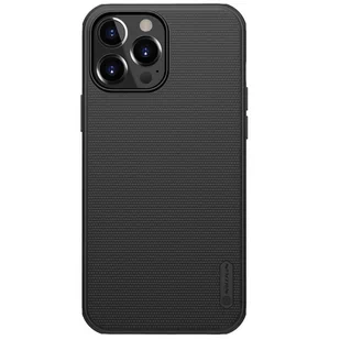Nillkin Super Frosted Shield wzmocnione etui pokrowiec + podstawka iPhone 13 Pro Max czarny - Etui i futerały do telefonów - miniaturka - grafika 1