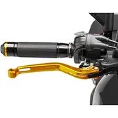 Części motocyklowe - Puig 170on 2.0 dźwignia hamulca z przełącznikiem czarnym, złota - miniaturka - grafika 1