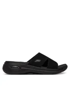 Klapki i japonki damskie - Skechers Klapki Go Walk Arch Fit 140274/BBK Czarny - miniaturka - grafika 1
