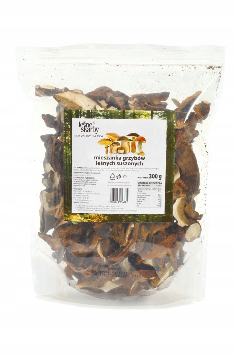Mieszanka suszonych grzybów leśnych Kasprowy 500 g