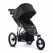 Wózki dziecięce - Joovy Zoom 360 ultralekki wózek dziecięcy sportowy buggy jogger czarny - miniaturka - grafika 1